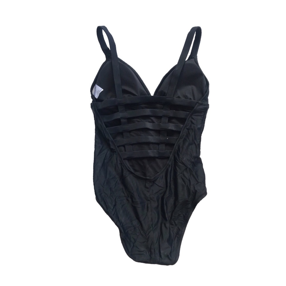 NWT! Strappy back one piece suit in black! - Picture 3 of 4